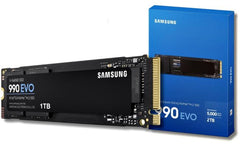 SAMSUNG SSD 990 EVO 2TB PCIe 5.0 M.2 2280 Seq Read Speeds Up-to 5,000MB/s w/ Power Efficienc & Smart Thermal Control