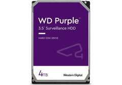 Internal WD Purple 4TB Hard Drive HDD - SATA 6 Gb/s, 64 MB Cache, 3.5"
