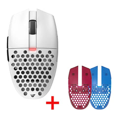 FANTECH ARIA XD7 SUPER LIGHTWEIGHT White GAMING MOUSE + MT01 Frost Top Shell