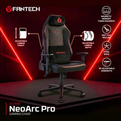 Fantech GC284P NEO ARC PRO Gaming Chair (Magnetic memory foam headrest & Adjustable lumbar support)