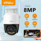 IMOU Cruiser SC 8MP 4K WiFi Camera Red - Blue Warning Lights Outdoor POE Security Camera Colorful Night Vision AI Human Detection
