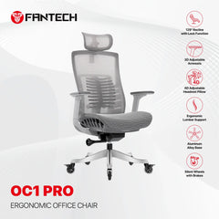 FANTECH OC1 PRO Ergonomic Office Chair White