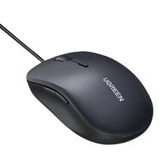 Ugreen Mu002 Silent Wired Mouse Adjustable Dpi Ergonomics Wired Usb Mouse Black - CompuMe