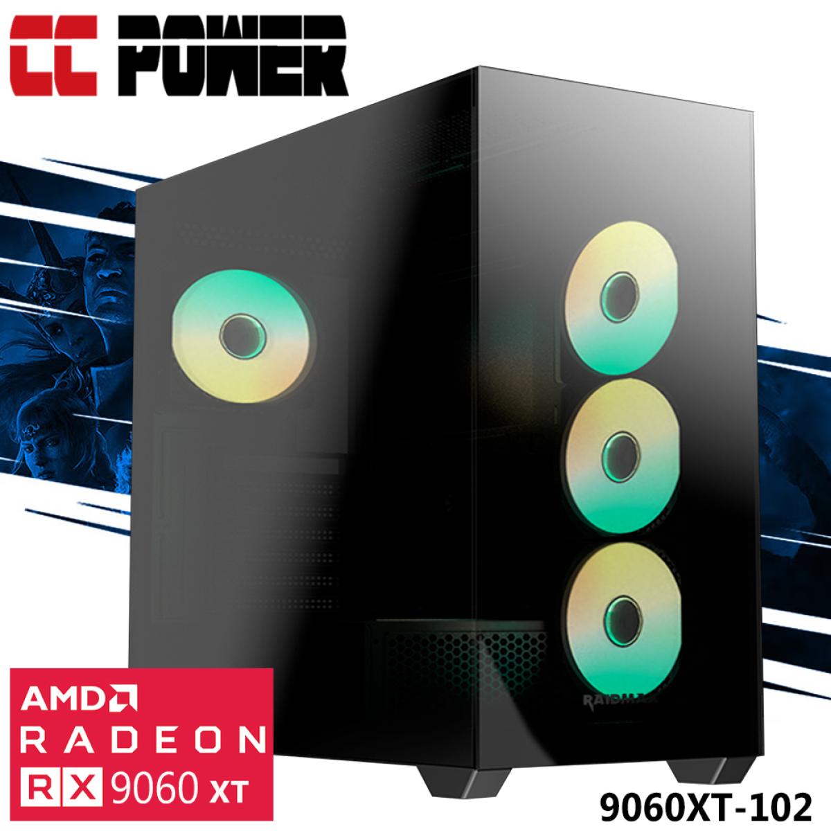 Cc Power 9060xt 102 Gaming Pc New 14gen Intel Core I5 10 Cores W/ Amd Radeon Rx 9060 Xt 8gb Ddr6 & Advanced Air Cooler Cc Power 9060xt 102 Gaming Pc New 14gen Intel Core I5 10 Cores W/ Amd Radeon Rx 9060 Xt 8gb Ddr6 & Advanced Air Cooler