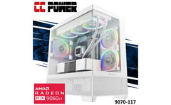 CC Power 9070-117 Gaming PC 14Gen NEW Intel Ultra 5 10-Cores w/ AMD Radeon RX 9070 16GB DDR6 & Advanced Air Cooler