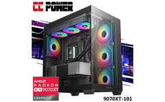 Cc Power 9070xt 101 Gaming Pc 14gen Intel Core I7 20 Cores W/ Amd Radeon Rx 9070 Xt 16gb Gddr6 & Advanced Air Cooler