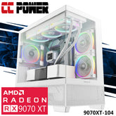 CC Power 9070XT-104 Gaming PC NEW 14Gen Intel I5 K-Series 14-Cores w/ AMD Radeon RX 9070 XT 16GB GDDR6 & Liquid Cooler