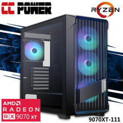 Cc Power 9070xt 111 Gaming Pc New 9gen Amd Ryzen 9 9900x 12 Cores W/ Amd Radeon Rx 9070 Xt 16gb Gddr6 & Liquid Cooler