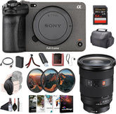 FX3 Full-Frame Cinema Camera ILME-FX3, Sony FE 24-70mm Lens, 64GB Memory Card, Filter Kit, Bag, NP-FZ100 Compatible Battery, Card Reader, Corel Photo Software, Flex Tripod, and More