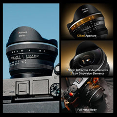 6mm F2.0 APS-C Fisheye Ultra Wide Angle 220Β° Manual Focus Prime Lens Compatiable for Nikon Z Mount Mirrorless Cameras Zfc Z50 Z30