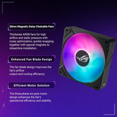 ROG RYUJIN III 360 ARGB EXTREME all-in-one AIO CPU liquid cooler, AMD Ryzen 9000 & Intel® Core™ Ultra Ready, Asetek Gen8 V2 pump; high airflow static pressure magnetic fans; customizable 3.5" LCD
