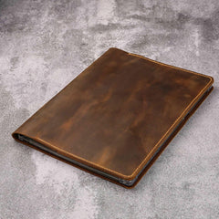 Leather Folio case with Pen Holder for Remarkable 2 Cover(Not Compatible with Remarkable Paper Pro), Genuine Leather Folio Cover for Remarkable 2 Tablet case