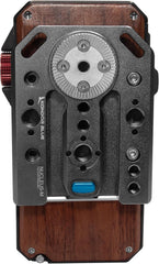 Adapter Plate for Tilta Nucleus-M | Built-in NATO Rail, 60-Tooth ARRI-Style Rosette, Integrated Strap Loops, Multiple 1/4-20 and 3/8-16 Mounting Points, 12+ Rigging Options | Gray