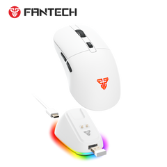 FANTECH WG9RD Wireless Gaming Mouse with Charging Magnetic Base Three Mode 12000DPI Customized E-sports Gamer Mouse