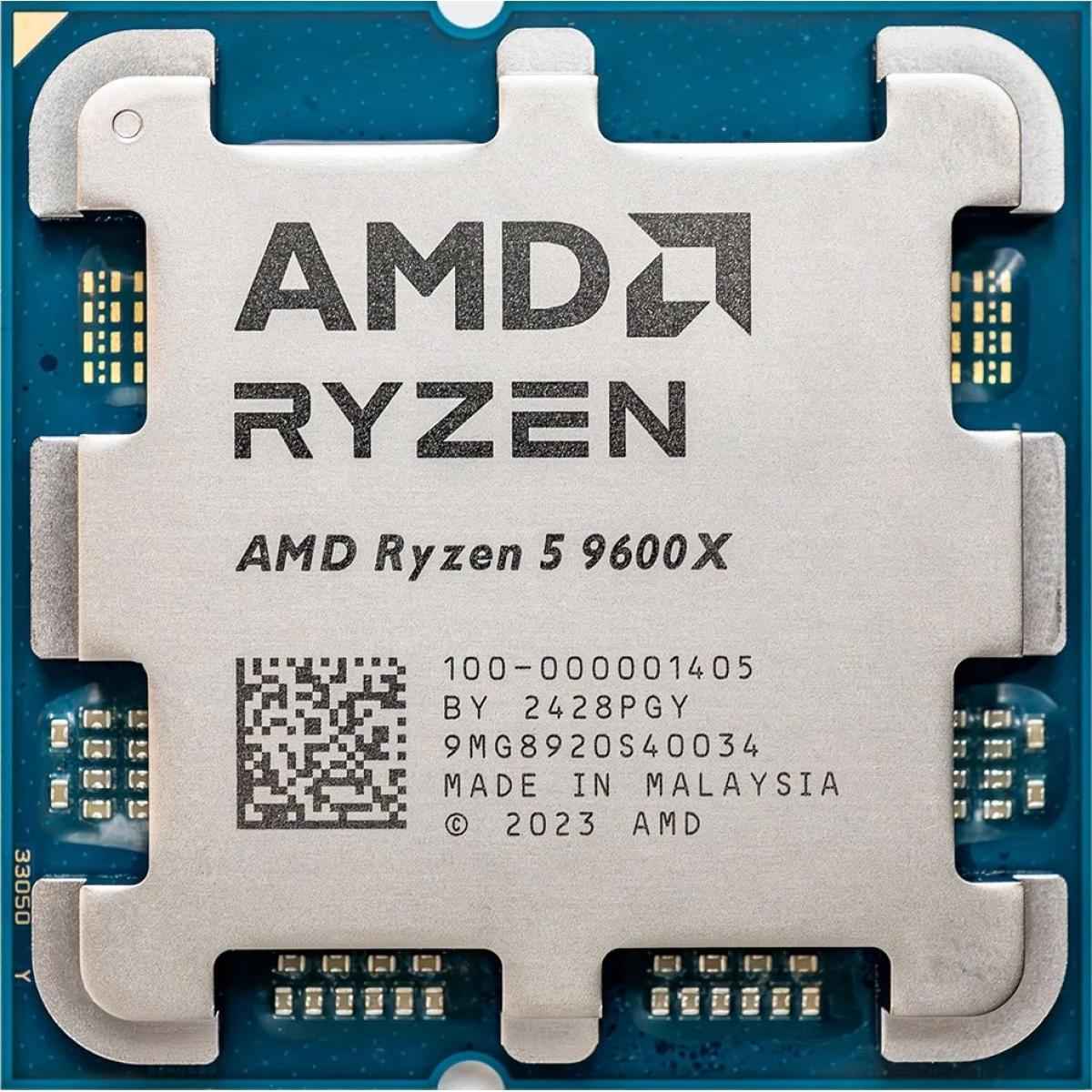Amd Ryzen 5 9600x 6 Core 3.9ghz (5.4 Ghz Max Boost) 38mb Cache Am5 Desktop Processor , Tray