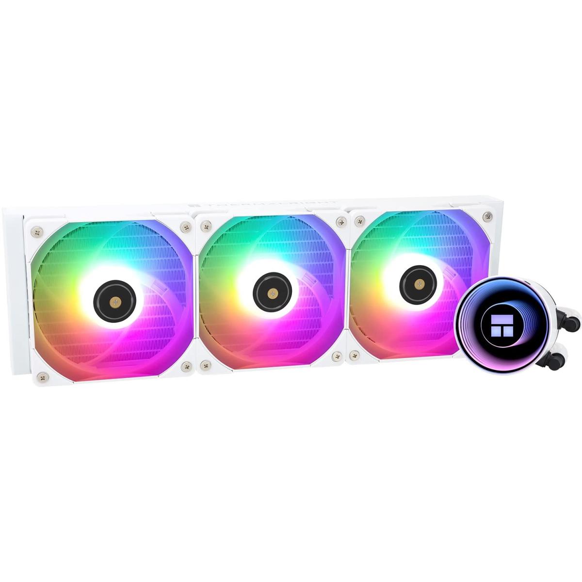 Thermalright Frozen Notte 360 Argb Water Cooler 3x Pwm Fans S Fdb V2 Bearings For Amd/intel White - CompuMe Thermalright Frozen Notte 360 Argb Water Cooler 3x Pwm Fans S Fdb V2 Bearings For Amd/intel White - CompuMe