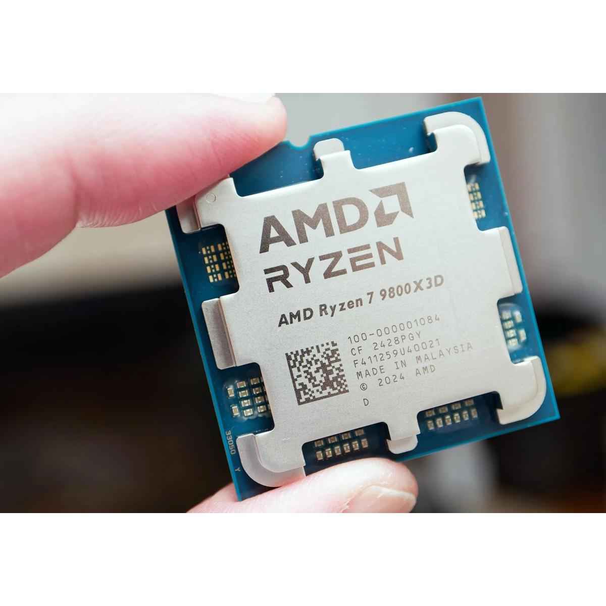 Amd Ryzen 7 9800x3d 8 Core 4.7ghz (5.2 Ghz Max Boost) 104mb Cache Am5 Desktop Processor , Tray