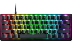 Razer Huntsman V3 Pro Mini 60% Esports Analog Optical Switches Rapid Trigger & Adjustable Actuation Onboard Adjustments Dual-Purpose Mod Keys PBT Keycaps - Black