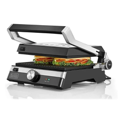 Black & Decker Grill, Non-Stick, 2000Watts, Stainless Steel - CG2000-B5