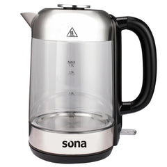 Sona Electric Kettle, 1.7Lit, 2200Watts, Stainless steel - SK-5803GL