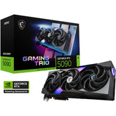 MSI GeForce RTX 5090 Gaming Trio OC 32GB GDDR7 512-Bit Memory, 2482 MHz Boost Clock, 28 Gbps Memory Speed, 21760 CUDA Cores, PCI Express Gen 5