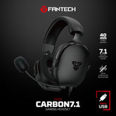 FANTECH HG30 CARBON 7.1 Surround Sound Gaming Headset Black