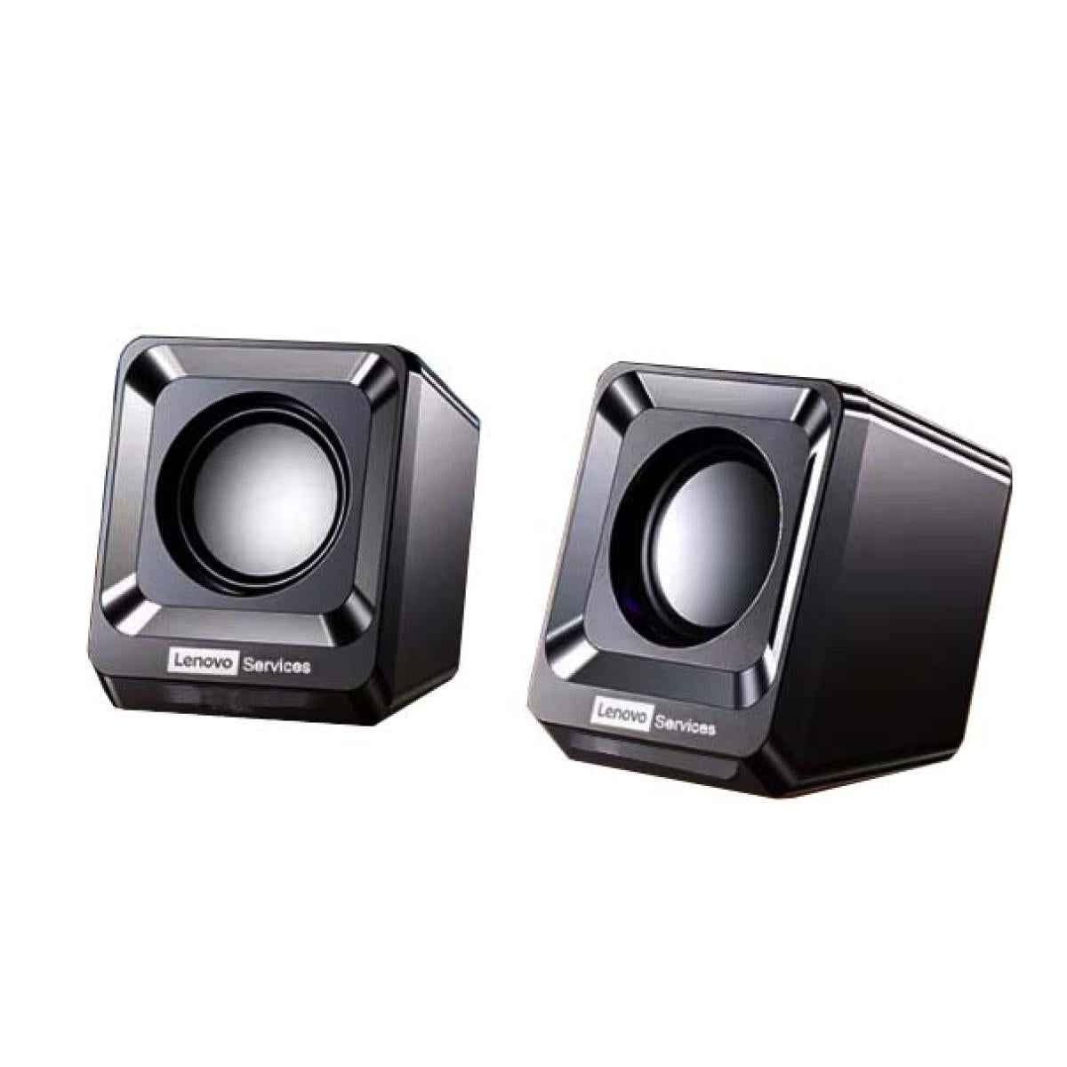Lenovo A01 Wired 3.5mm+USB Desktop Speakers 3W*2