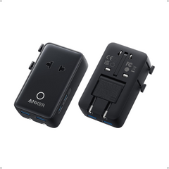 Anker Nano Travel Adapter (5-in-1, 20W) Black
