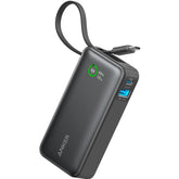 Anker Nano Power Bank, 10,000mah Portable Charger With Built In Usb C Cable, 30w Max Output, For Iphone 16/15 Series, Macbook, Airpods, And More Black