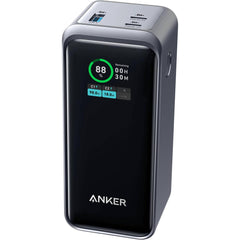 Anker 735 Prime 20,000mah 200w Power Bank, 65w Usb A Single Port Max, Smart Display, Aive Shield 2.0, Ultra Compa Dynamic Power, 3.0 Power Delivery, 100w 2 Usb C Port, Black