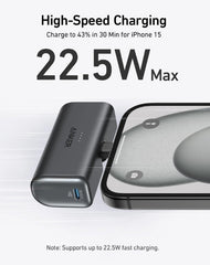Anker Nano Power Bank (22.5W, Built-In USB-C Connector)
