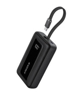 Anker Zolo Power Bank Built-In USB-C Cable, 10000mAh