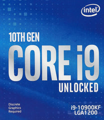 Core i9-10900KF Desktop Processor 10 Cores up to 5.3 GHz Unlocked Without Processor Graphics LGA1200 (Intel 400 Series chipset) 125W
