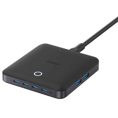 Anker Nano Charging Station, 130w Fast Charging, 6 Port Slim Usb C Charger With 4 Usb C, 2 Usb A Ports, Compa, For Iphone 17, Ipad, Macbook, Pixel, Galaxy, Home, Office And Travel Black