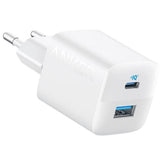 Anker Usb C Charger Adapter, 33w 2 Port Compa Charger With Foldable Plug For Iphone 17/16 Series, Galaxy, And More White