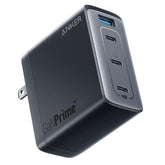Anker 747 Ganprime 150w Max Usb C Charger Block, 4 Port Compa Foldable Gan Charger For Macbook, Iphone 16 And More Series And Laptop Black