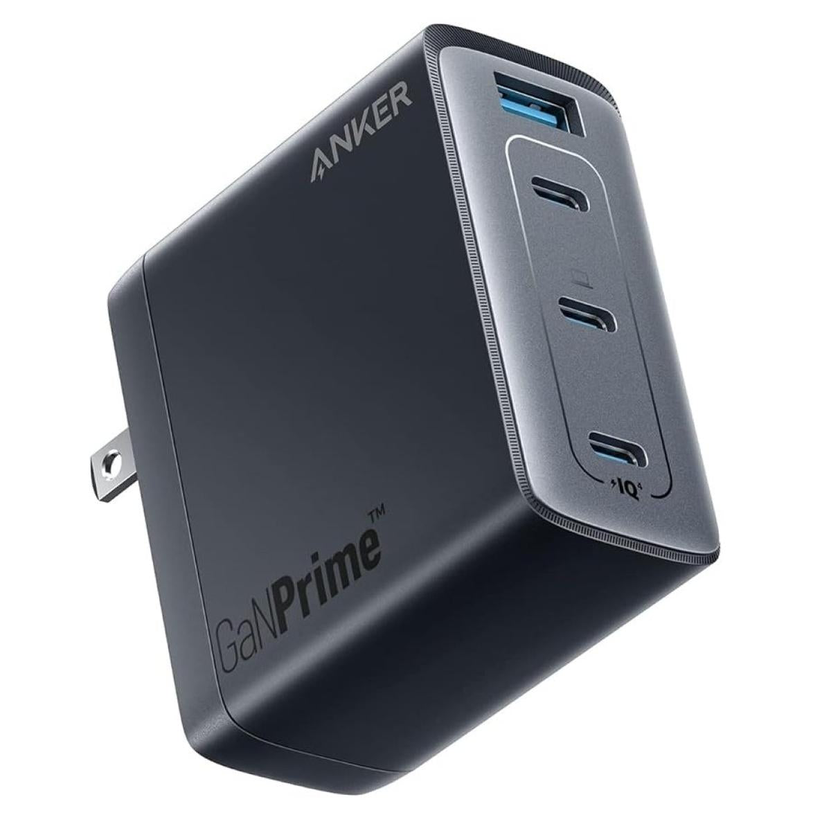 Anker 747 Ganprime 150w Max Usb C Charger Block, 4 Port Compa Foldable Gan Charger For Macbook, Iphone 16 And More Series And Laptop Black Anker 747 Ganprime 150w Max Usb C Charger Block, 4 Port Compa Foldable Gan Charger For Macbook, Iphone 16 And More Series And Laptop Black