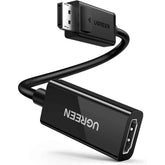 Ugreen Displayport To Hdmi Adapter 4k@60hz Dp To Hdmi Male To Female Converter Video Display Cord Compatible With Amd Nvidia Dell Hp Pc Laptop Hdtv Monitor Projeor Computer
