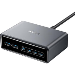 Anker Prime Charger, 200W 6-Port GaN Charging Station, USB-C PD Fast Charging Desktop Charger, Compatible with iPhone, Samsung, MacBook