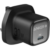 Anker A2698 Zolo 30W Compa USB C GaN Charger, 30W Power Output, Superior Temperature Management, Innovative Stacking Technology, Advanced GaN II Technology, Black