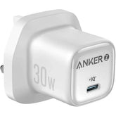 Anker A2698 Zolo 30W Compa USB C GaN Charger, 30W Power Output, Superior Temperature Management, Innovative Stacking Technology, Advanced GaN II Technology, White
