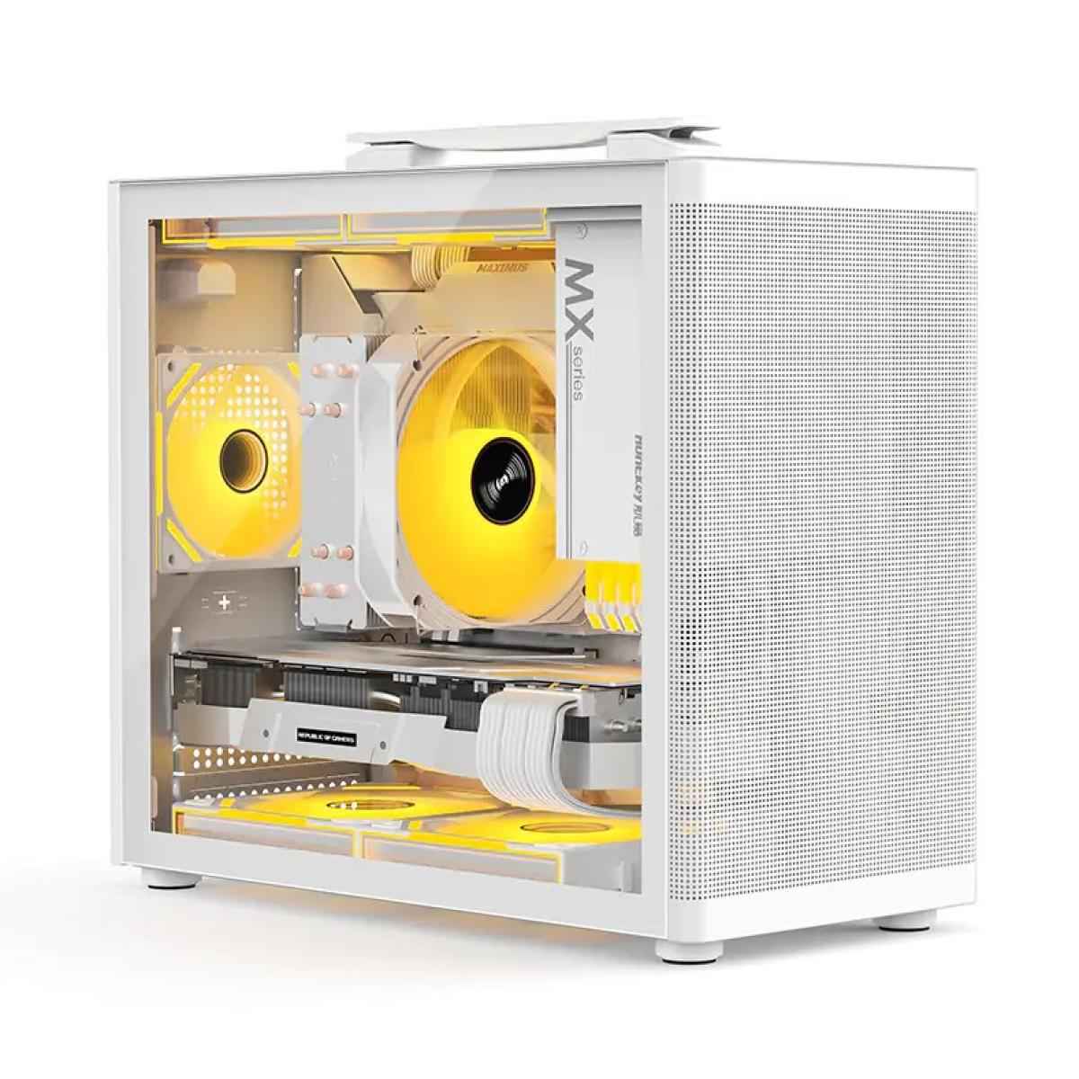 Huntkey A320G Empty Gaming Case without Fans - White, cases