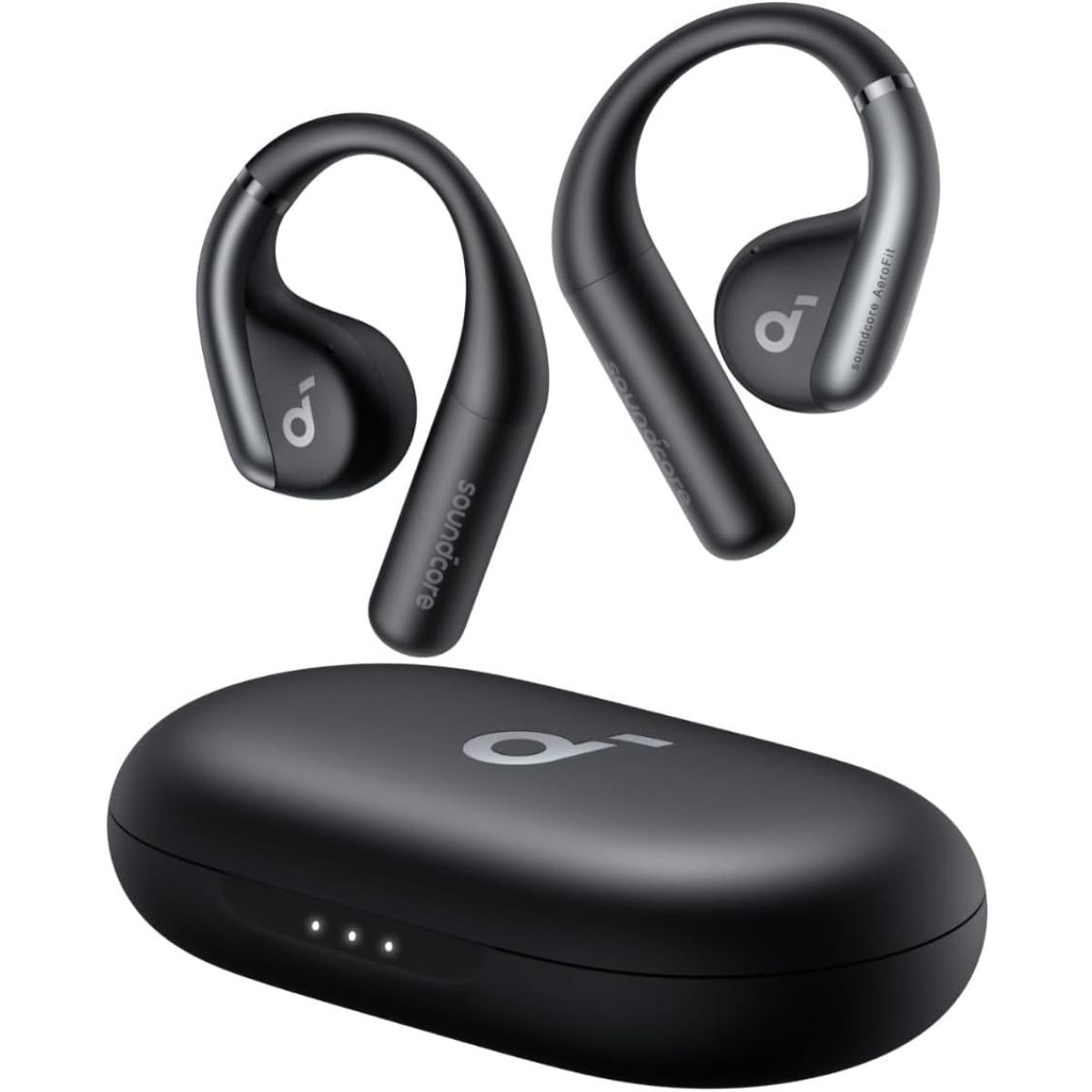 Anker Soundcore Aerofit Open Ear Headphones, Ultra Comfort, Snug Fit, Ergonomic Ear Hook, Balanced Sound, Ipx7 Waterproof, 42h Playtime, Small Ear Friendly, App Control, Clear Calls, Wireless Earbuds Black Anker Soundcore Aerofit Open Ear Headphones, Ultra Comfort, Snug Fit, Ergonomic Ear Hook, Balanced Sound, Ipx7 Waterproof, 42h Playtime, Small Ear Friendly, App Control, Clear Calls, Wireless Earbuds Black