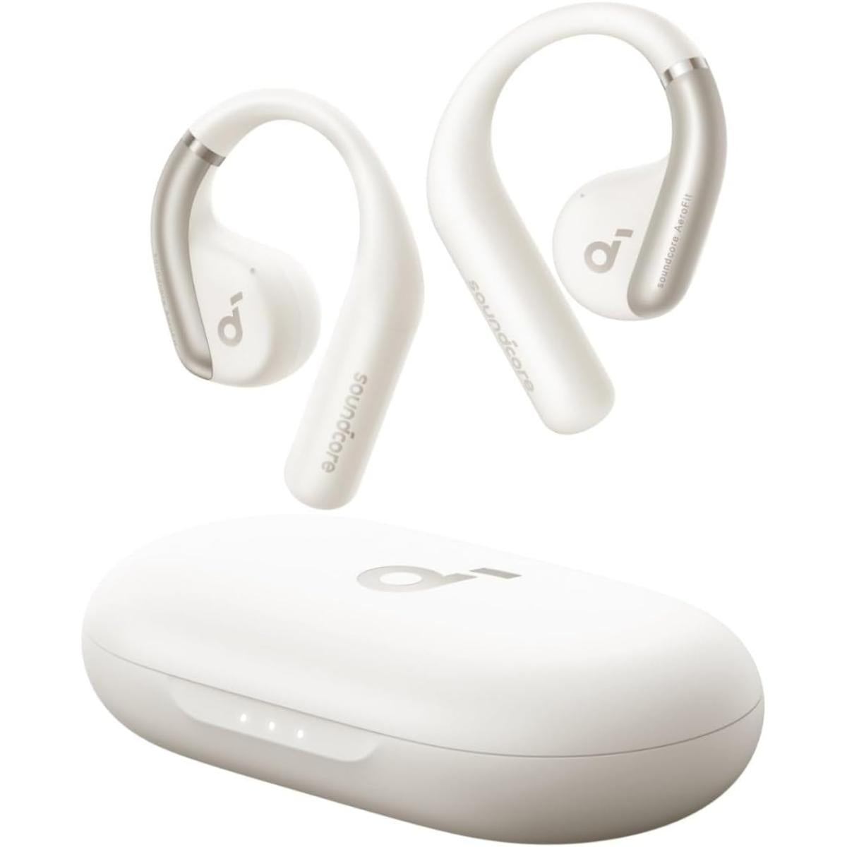Anker Soundcore Aerofit Open Ear Headphones, Ultra Comfort, Snug Fit, Ergonomic Ear Hook, Balanced Sound, Ipx7 Waterproof, 42h Playtime, Small Ear Friendly, App Control, Clear Calls, Wireless Earbuds White Anker Soundcore Aerofit Open Ear Headphones, Ultra Comfort, Snug Fit, Ergonomic Ear Hook, Balanced Sound, Ipx7 Waterproof, 42h Playtime, Small Ear Friendly, App Control, Clear Calls, Wireless Earbuds White