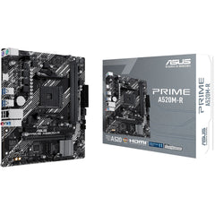 Asus Prime A520M-R AMD A520 (Ryzen AM4) Micro ATX Motherboard with M.2 Slot USB 3.2 Gen 2 Type-A