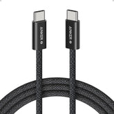 Anker Zolo 240w Usb Type C To Usb Type C Cable, Braided And Dirt Free Type C Fast Charging 1.8m Cable Black