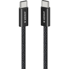 Anker Zolo USB C to USB C Cable, Full-Speed 240W Charging Cable, Dirt-Resistant Unibody, 5.8mm Thickness, 480 Mbps Data Transfer, Durable Braided Exterior, 1M Cable Length, Black