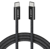 Anker Zolo USB-C to USB-C Cable 240W Braided 6ft, Black