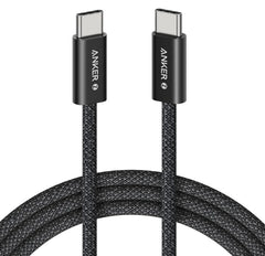 Anker Zolo USB-C to USB-C Cable 240W Braided 6ft, Black