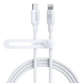 Anker 542 USB-C To Lightning Cable Bio-Based, 20,000-bend Lifespan, Up To 30W Fast Charging, For iPhone, iPad And more, 1.8M, White